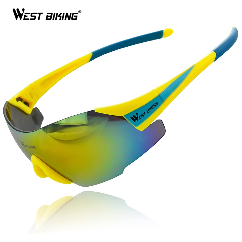 WEST BIKING очки для велоспорта, UV400, ветрозащитные очки для горного велосипеда, Bicicleta, солнцезащитные очки, 5 цветов, Ciclismo, велосипедные очки