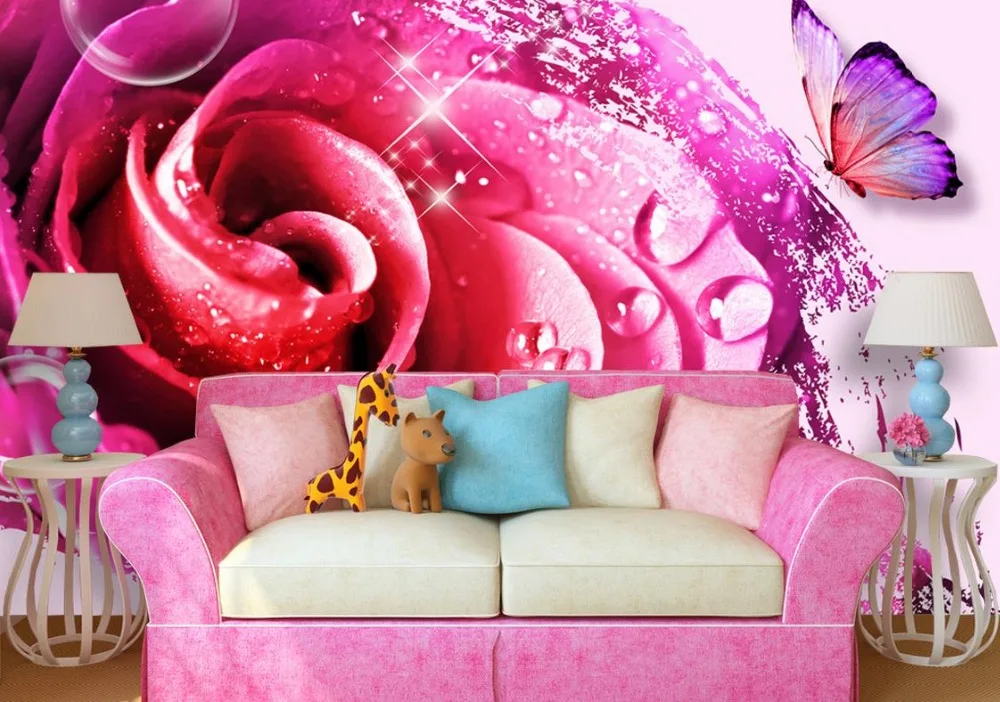 Пользовательские 3d обои для гостиной нетканые ванной комнаты большой Теплый