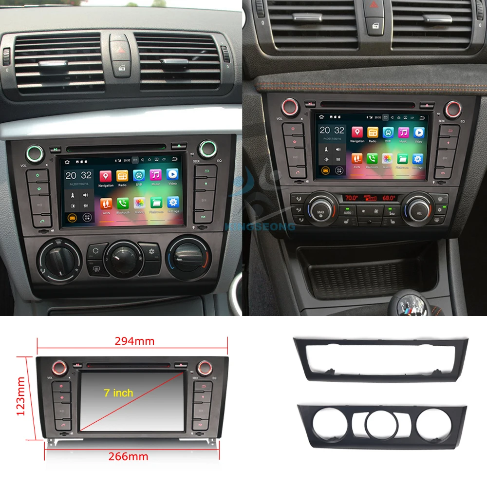 Авторадио Android 7 1 DAB + GPS WiFi Bluetooth автомобильный CD DVD Navi для BMW серия E81 E82 E87 E88 хэтчбек