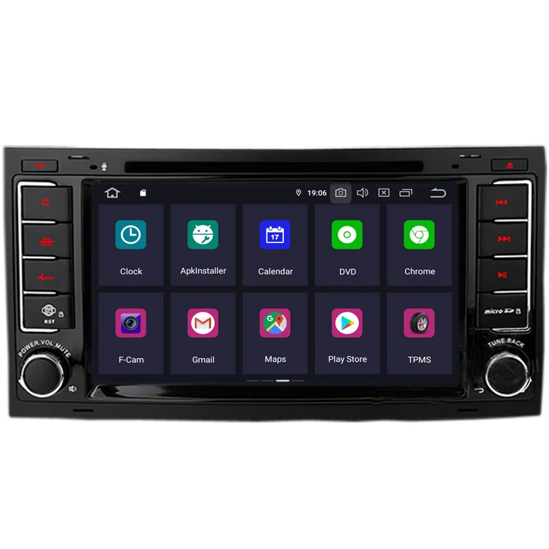 Система COIKA Android 9 0 2 + 16G RAM автомобильный dvd плеер для Volkswagen Touareg 2004 2011 GPS Navi OBD WIFI Google