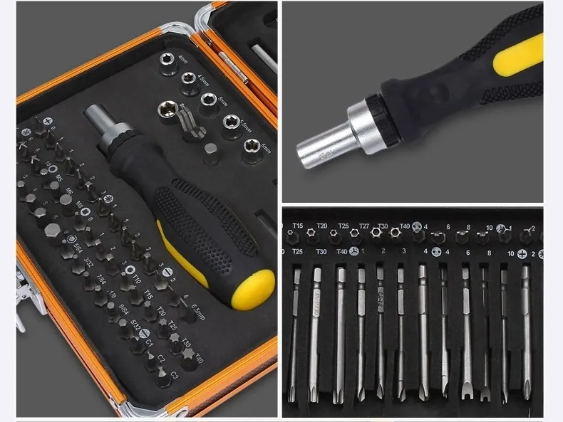 92 в 1 ящик для инструментов многофункциональный Набор отверток гаечный ключ