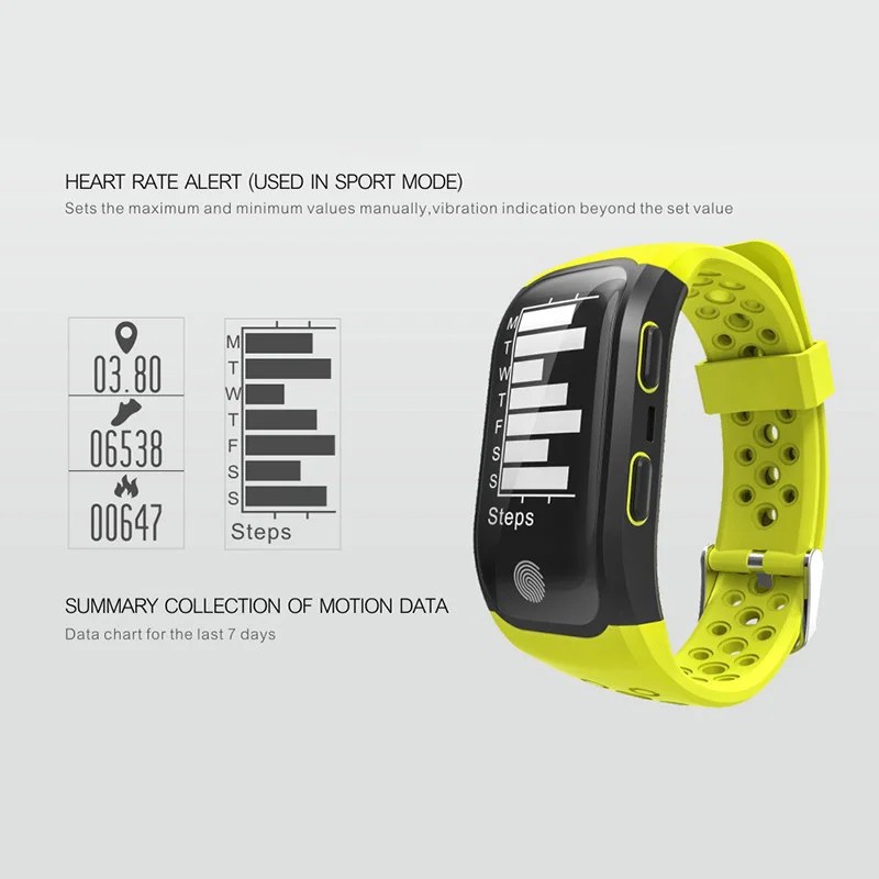 FocusSmart S908 браслет gps IP68 профессиональный водонепроницаемый спортивный режим часы