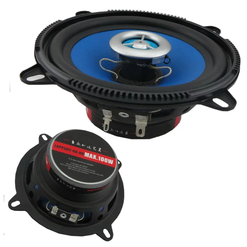 Аудио Динамик s синий коаксиальный 100 Вт Два автомобиля Высокое качество стерео 5