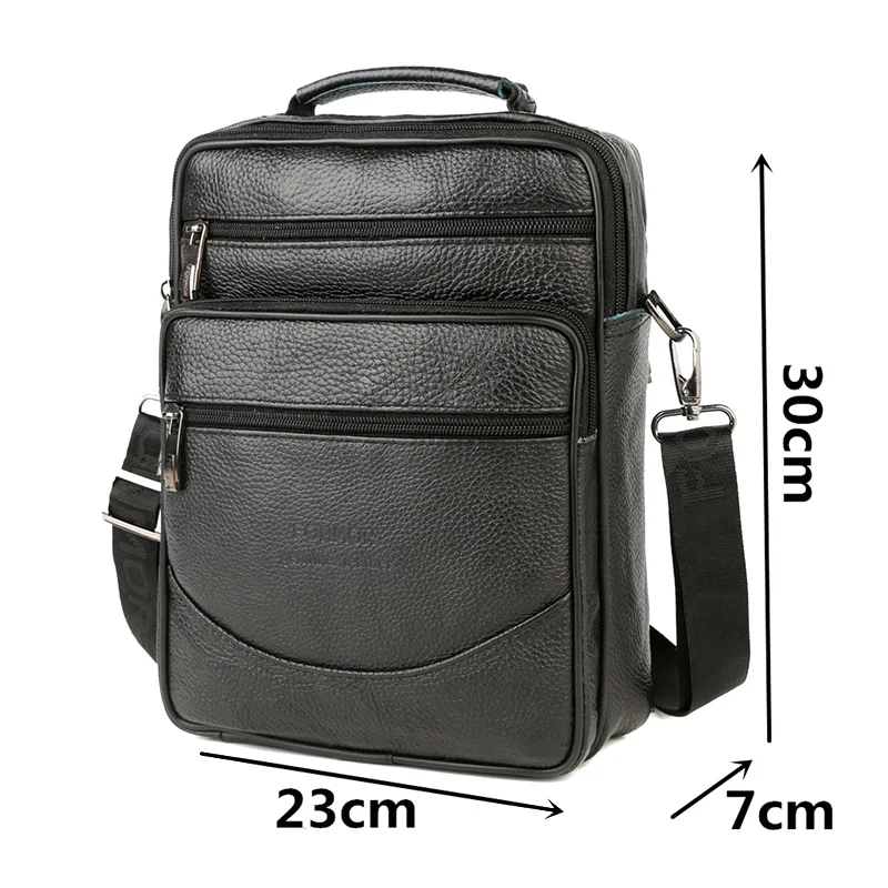 Мужская сумка через плечо из натуральной кожи в стиле ретро мини MSJ99 |