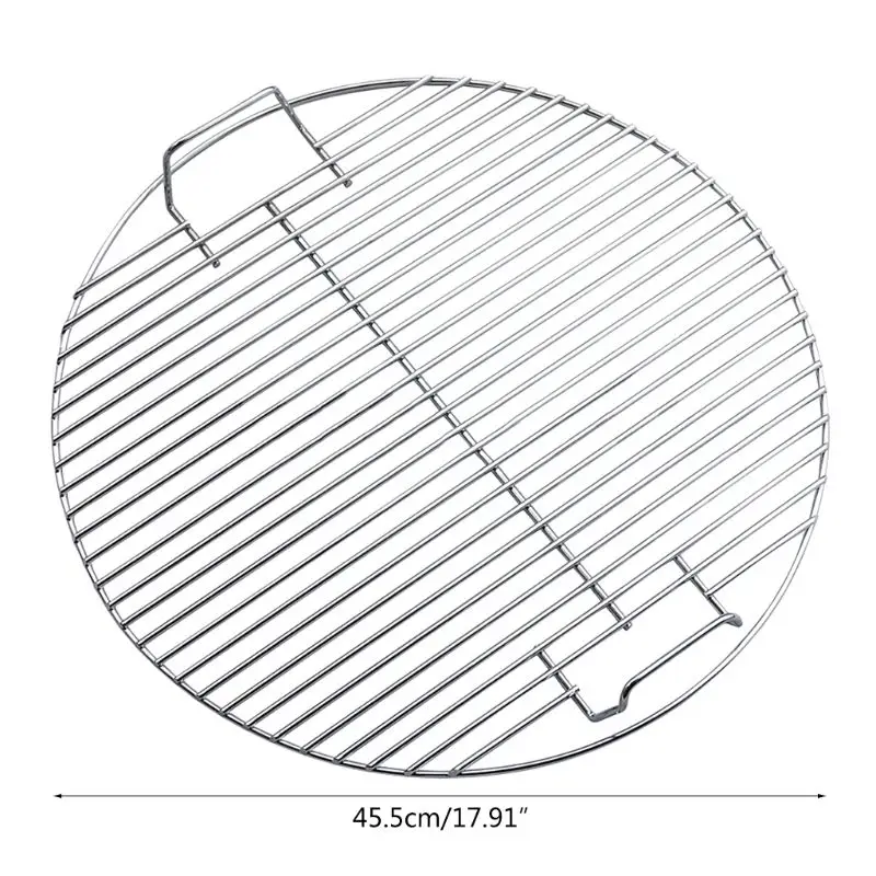 Круглая антипригарная термостойкая сетка для барбекю из нержавеющей стали гриля