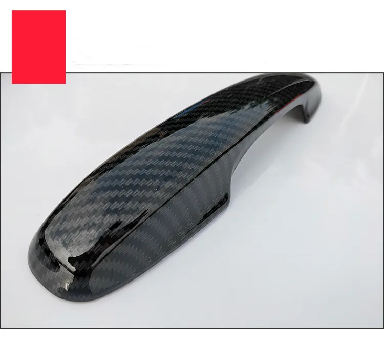 Карбоновая ручка дверной ручки автомобиля защитная крышка отделка молдинг ABS