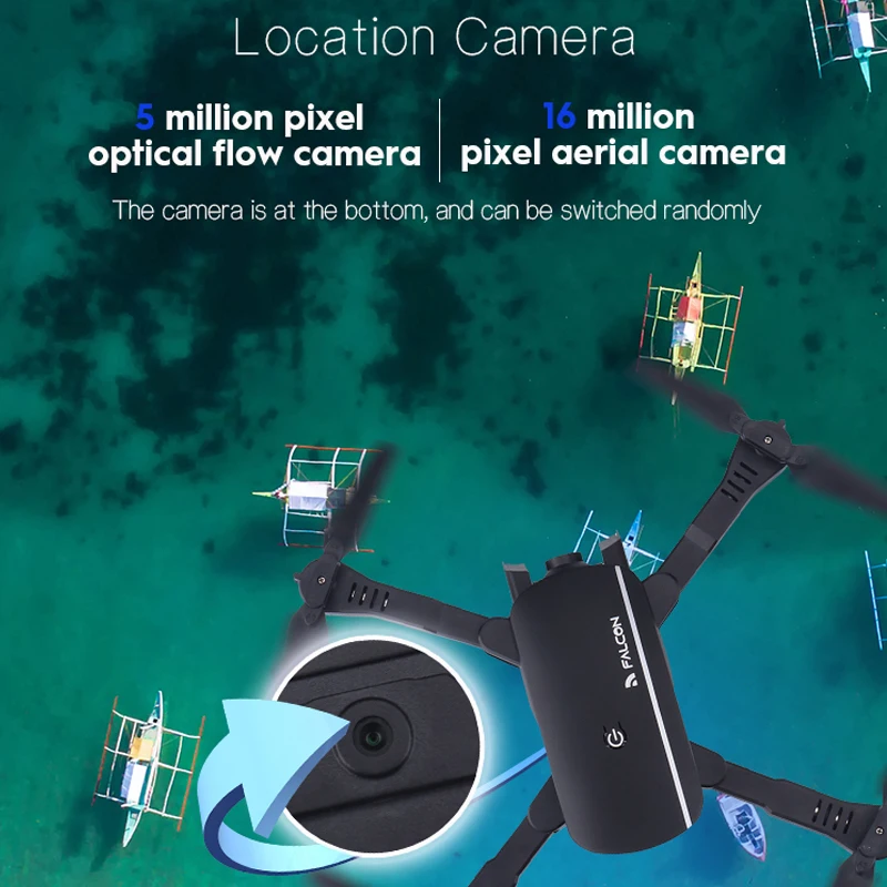 Дрон 4 K Дроны с камерой HD WiFi FPV оптическое позиционирование потока двойная камера