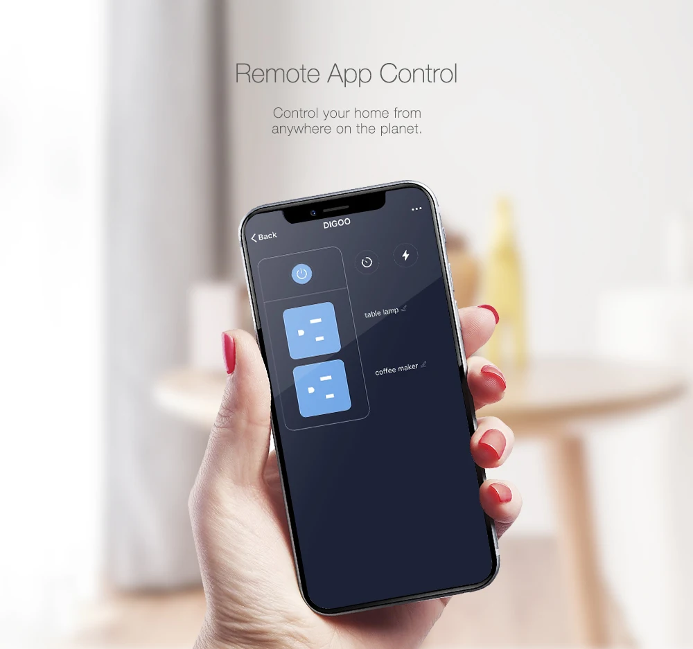 DIGOO DG-SP202, 3720 Вт, двойная штепсельная вилка европейского стандарта, умная розетка Wi-Fi, индивидуальное управление, этикетка, монитор энергии, дистанционное управление, синхронизация, умный дом
