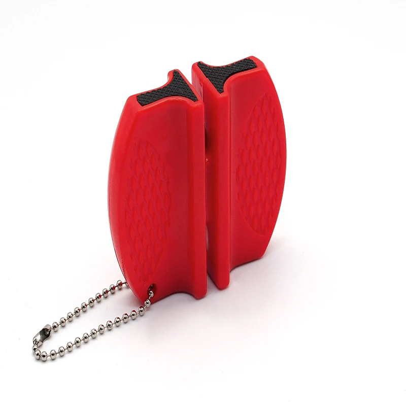Mini portable kitchen knives tools creative accessories butterfly type two-level camping small knife sharpener light | Дом и сад