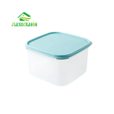 2600ml Blue Пластиковые прозрачные контейнеры для хранения еды кухонные коробки для хранения холодильники большие фрукты еда разное зерно Crisper - Цвет: 2600ml Blue
