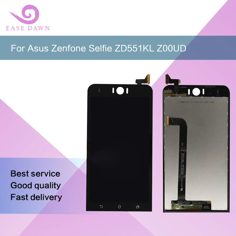 Для ASUS Zenfone Selfie ZD551KL Z00UD ЖК-экран ips экран+ сенсорная панель дигитайзер сборка для Asus дисплей