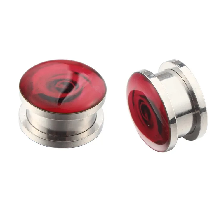 2 шт. туннели для пирсинга из нержавеющей стали | Украшения и аксессуары