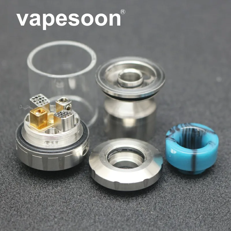 Высокое качество Rebirth RTA бак с 2 постами построить палубу электронная сигарета