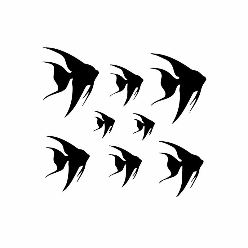 YOJA 24x22 см WC наклейки для унитаза рыбы Ванная комната океан морская море настенные