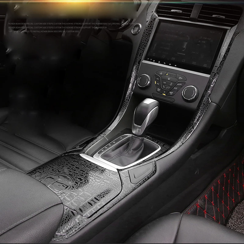 50*150 см Стайлинг Аллигатор узор центральная консоль наклейки авто внутренняя