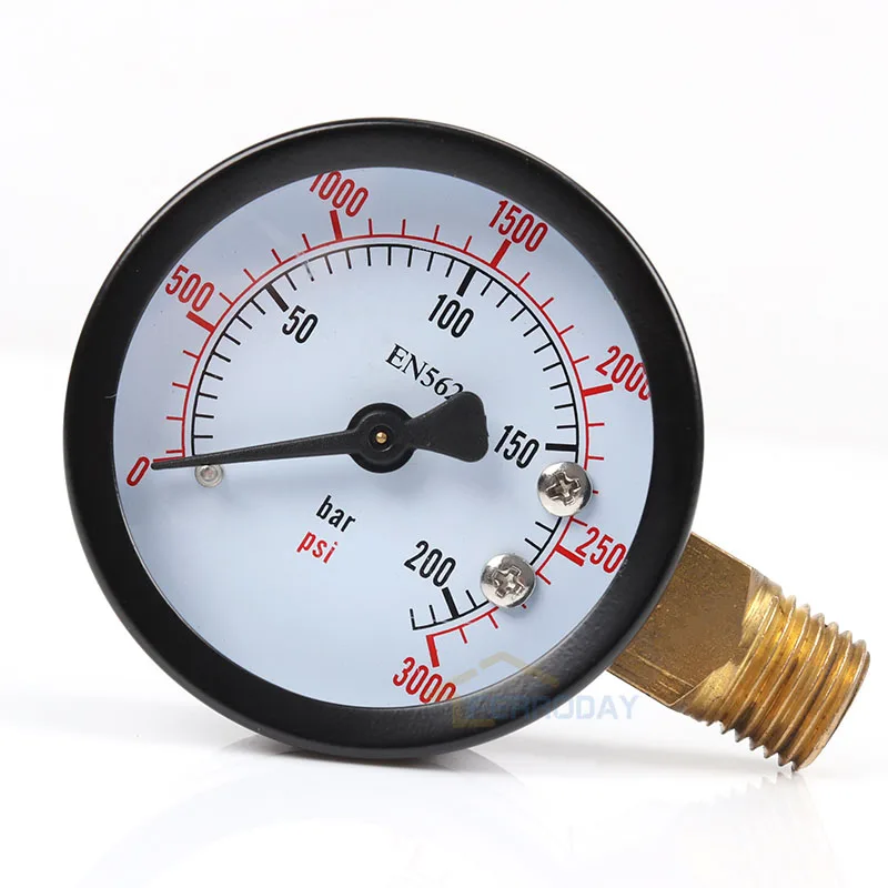 High Pressure 0 - 3000 PSI Home Brew Draft Beer Gas Co2 Regulator Gauge Homebrewing | Дом и сад