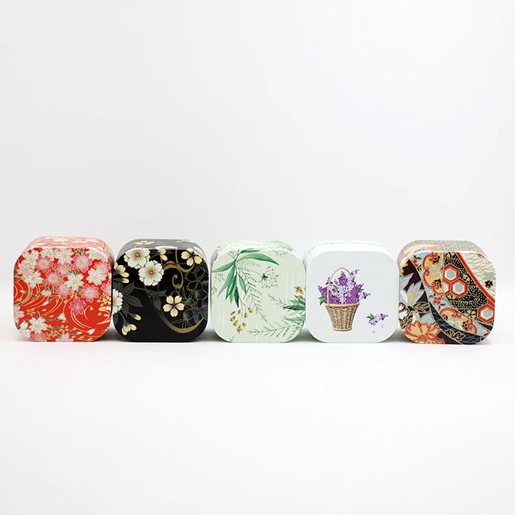 

Xin Jia Yi Square Shape Small Metal Tin Boxes Gift Packing For Christmas High Quality Rectangle Cookie Tin Box