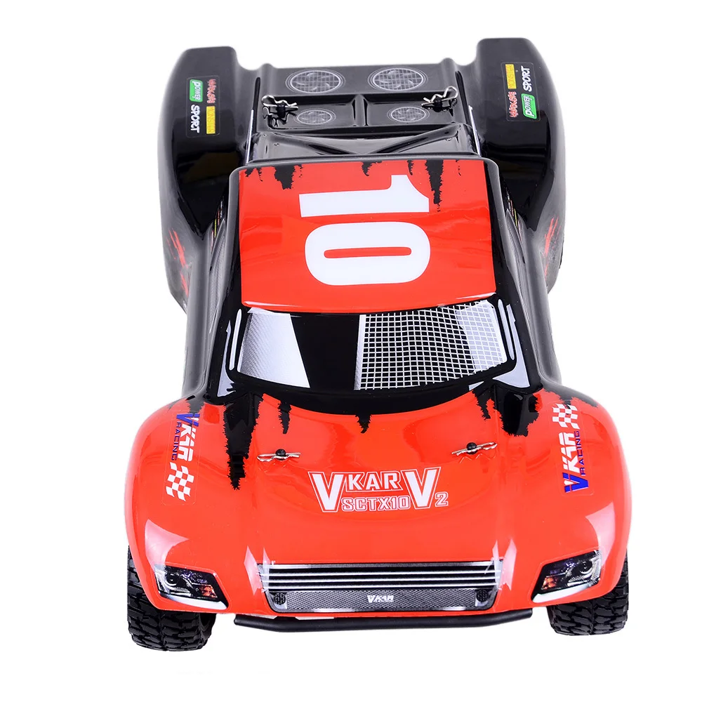 VKAR RACING 61101 RC Car SCTX10 V2 1:10 4WD внедорожный короткий курсовый грузовик 80 км/ч супер