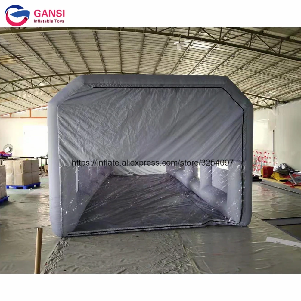 Открытый серый кабина для окрашивания распылением палатка 8 м надувные