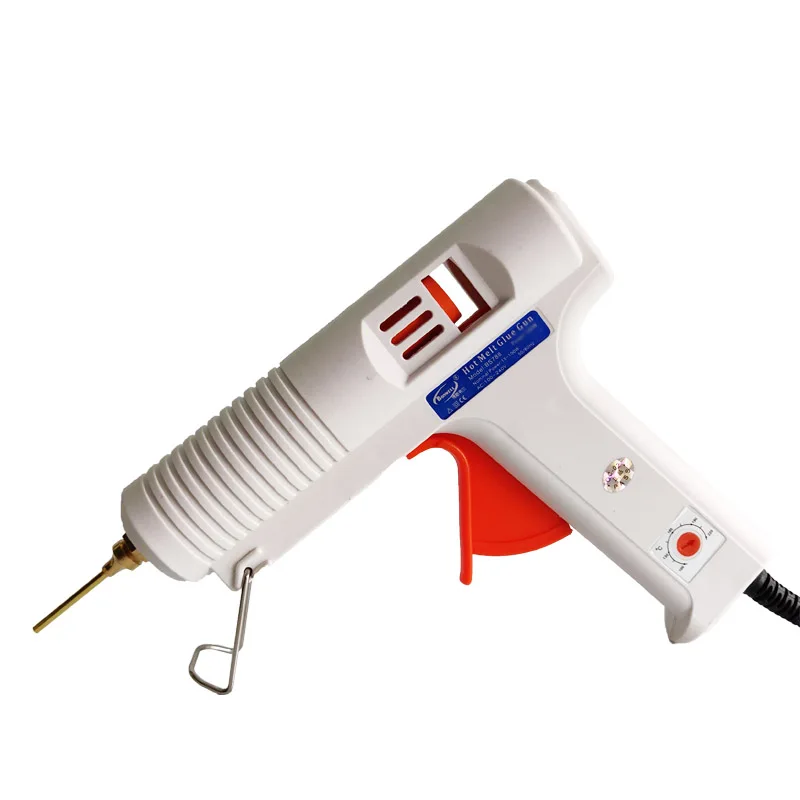 Насадка для термоклеевого пистолета медная длинная сопла с мелким отверстием