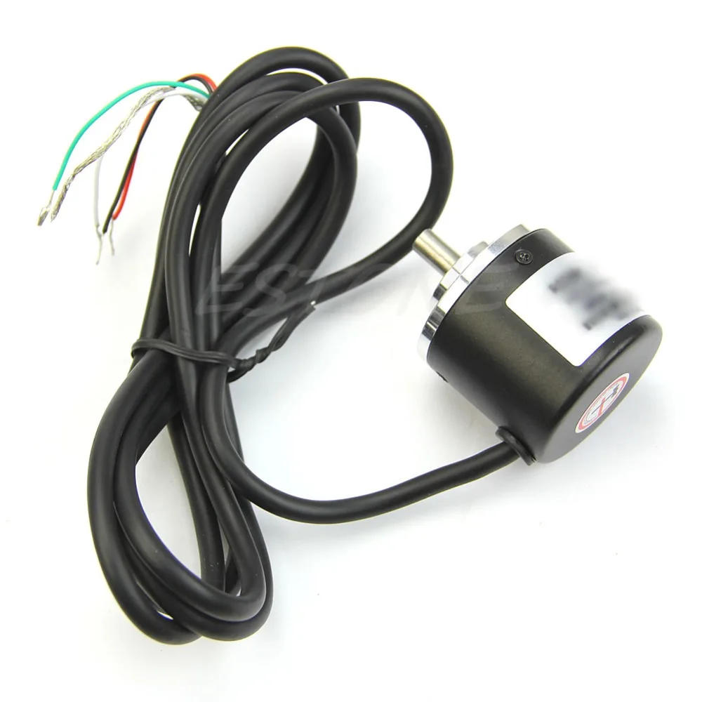 1 шт. Новый энкодер 600 P/R 5 V-24 V инкрементный поворотный AB 2 фазы 6 мм вал + муфта |