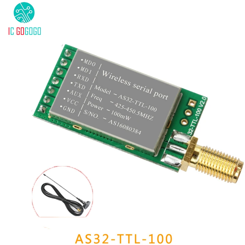 LORA Spread 3000 м SX1278/SX1276 беспроводной модуль 433 МГц приемопередатчик UART спектр