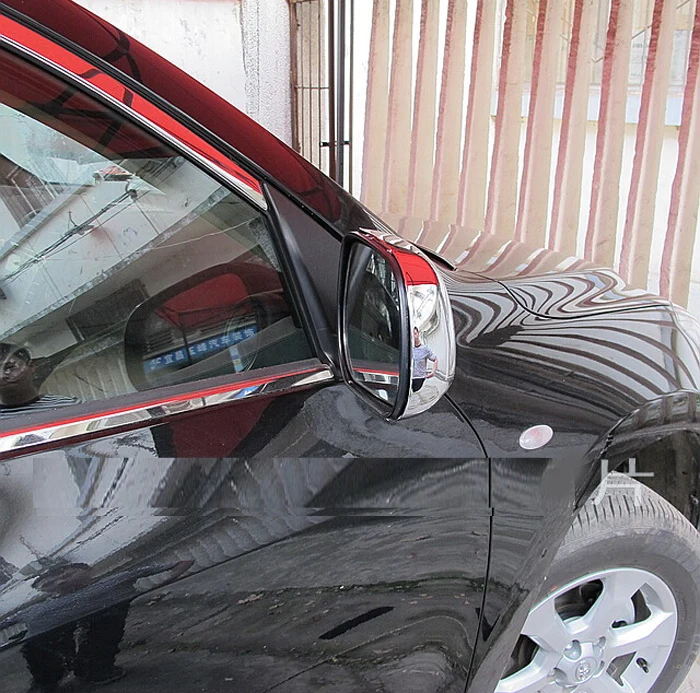 Хромированное боковое зеркало дверная ручка крышка подходит для Toyota RAV4 2009 2010 2011