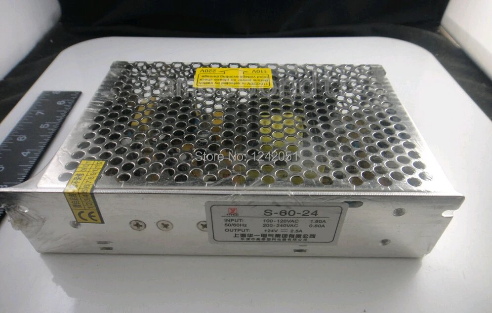 Вход 100 240VAC выход 24VDC 2.5A 60W Регулируемый импульсный источник питания|regulated switching