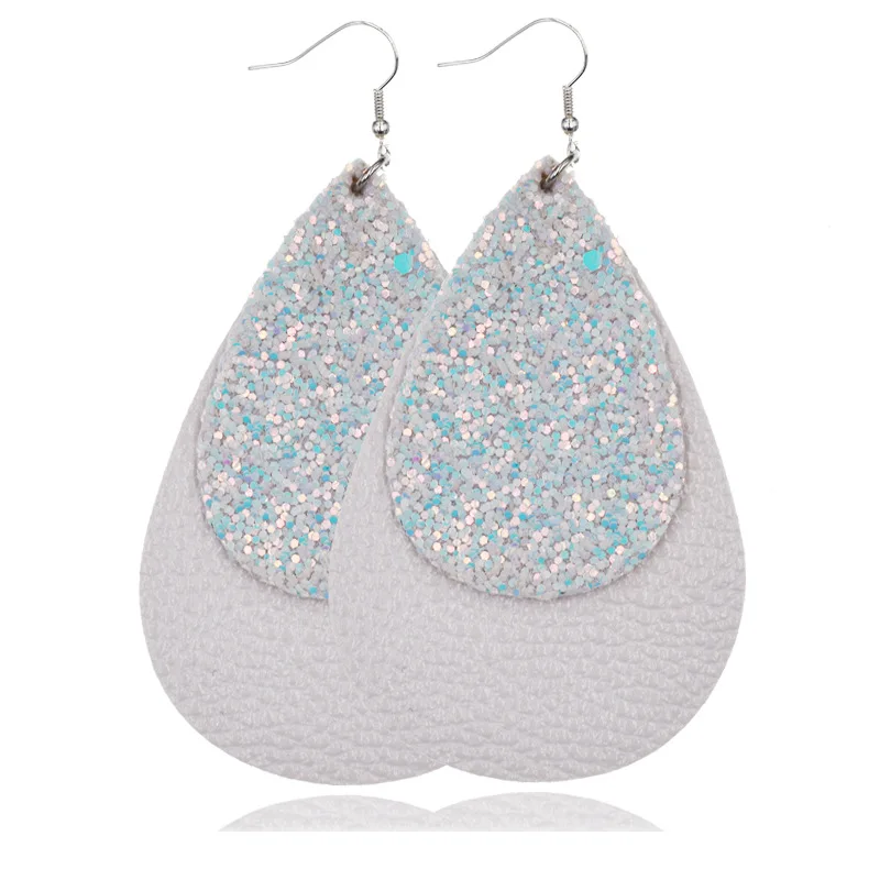 Кожаные модные женские серьги на День святого Валентина 2020 Популярные