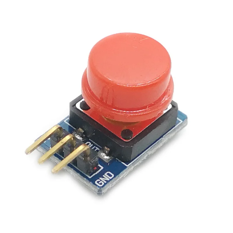 5 шт./лот модуль с большой кнопкой для Arduino кнопка вывода высокого уровня крышкой |