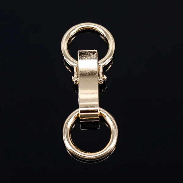 Металлическая позолоченная застежка с двойным кольцом пояс для литья под