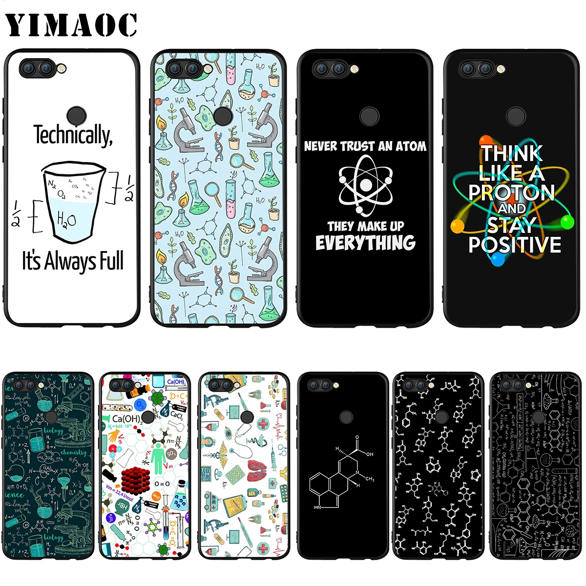 YIMAOC Биология и химия чехол для Huawei Mate 10 P8 P9 P10 P20 P30 P Smart Lite Pro Mini 2017 | Мобильные