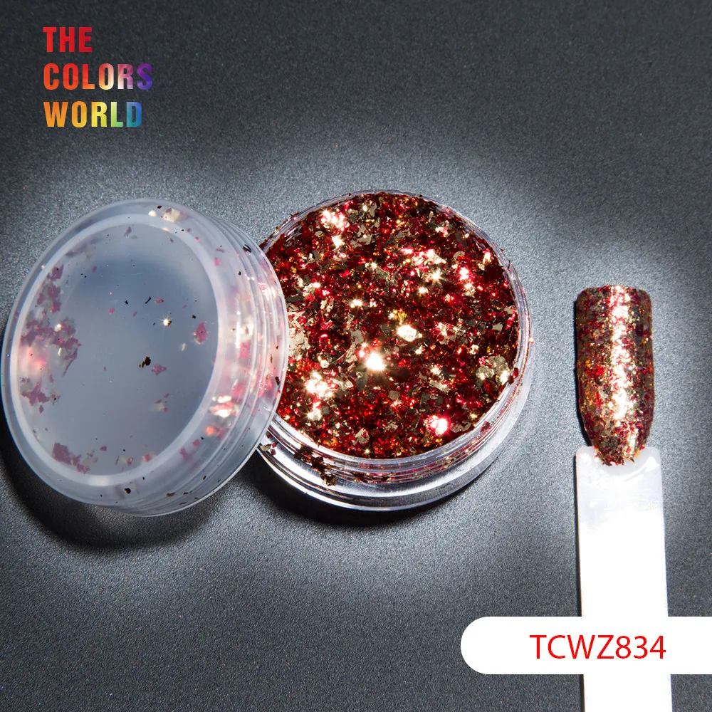 TCT-039, цветные чешуйки, металлический блеск, волшебный зеркальный эффект, блестки для ногтей, Гель-лак для ногтей, украшения для ногтей, украшение для тела