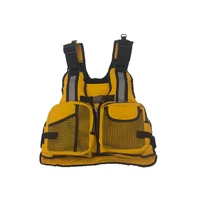 adjustable life jacket vest with multi pockets fishing aid sailing surfing kayak boating safe clothing lure accessories