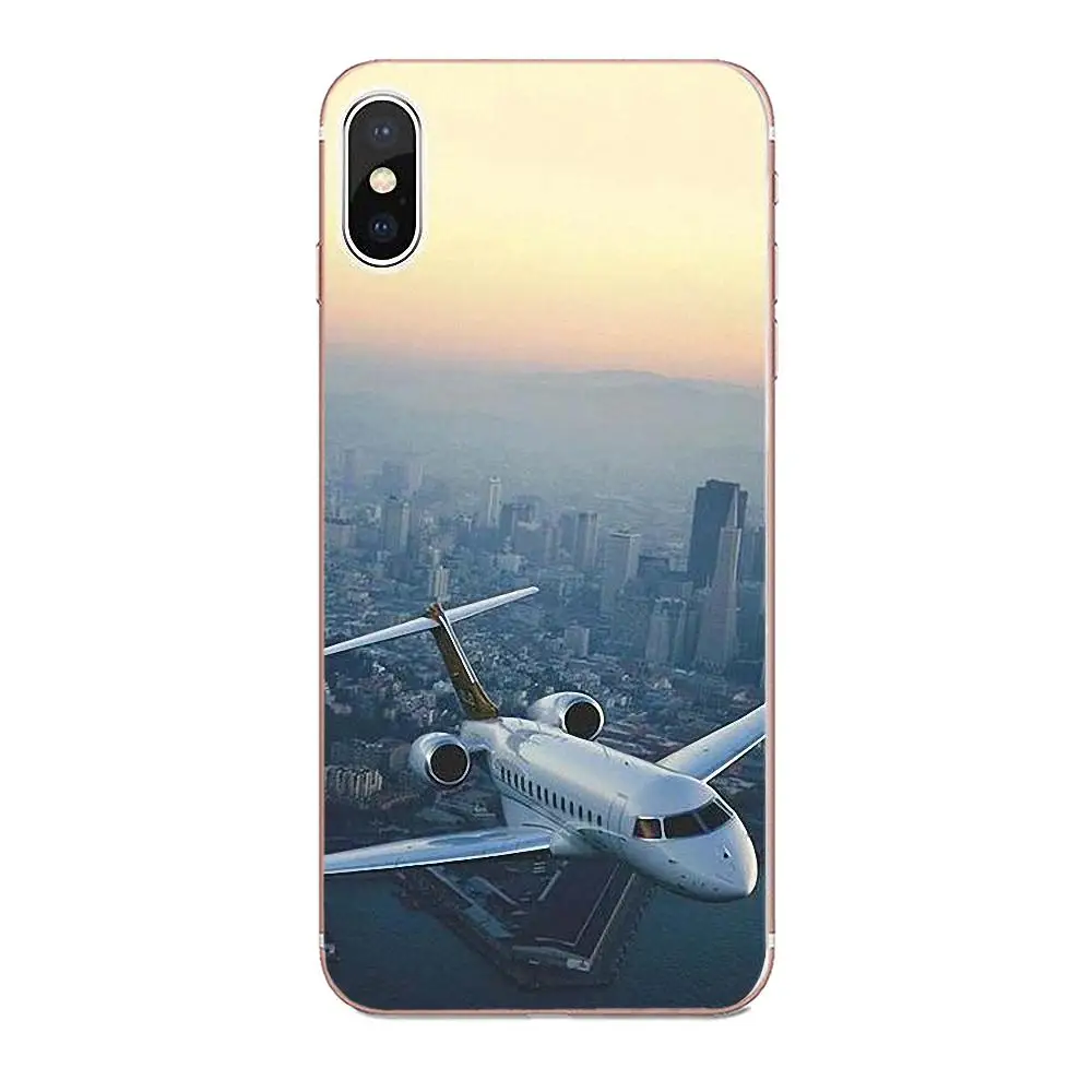 Soft TPU Patterns For HTC 530 626 628 630 816 820 One A9 M7 M8 M9 M10 E9 Plus U11 Moto G G2 G3 G4 G5 Airplane Cockpits | Мобильные
