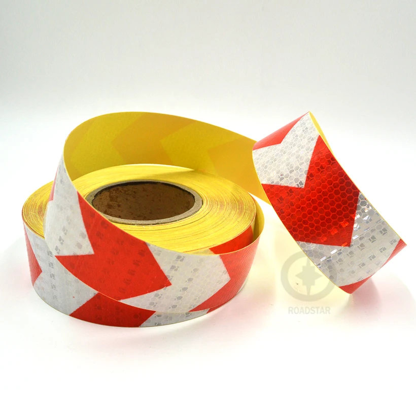 Светящаяся квадратная самоклеящаяся светоотражающая фотолента Roadstar 5 см x 10 м с