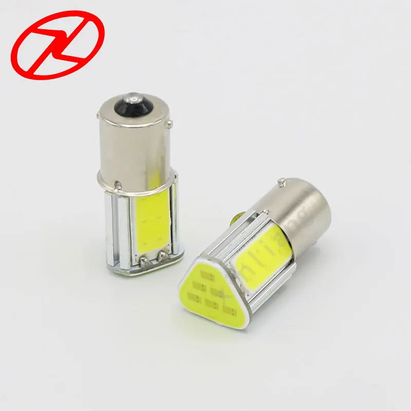 2PCS Universal 1156 G18 Ba15s P21W 4 COB Turn Signal Reverse Light LED Auto Car Stop Brake Bulb Lamp 12V | Автомобили и мотоциклы