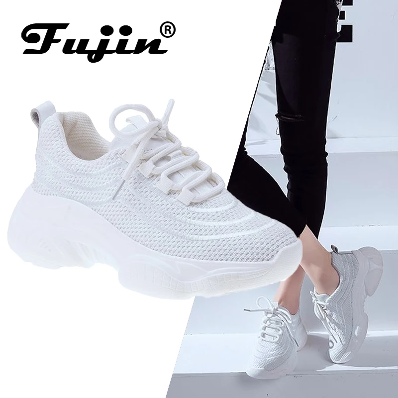 Fujin/Брендовые женские кроссовки Новинка 2020 года Модная повседневная обувь