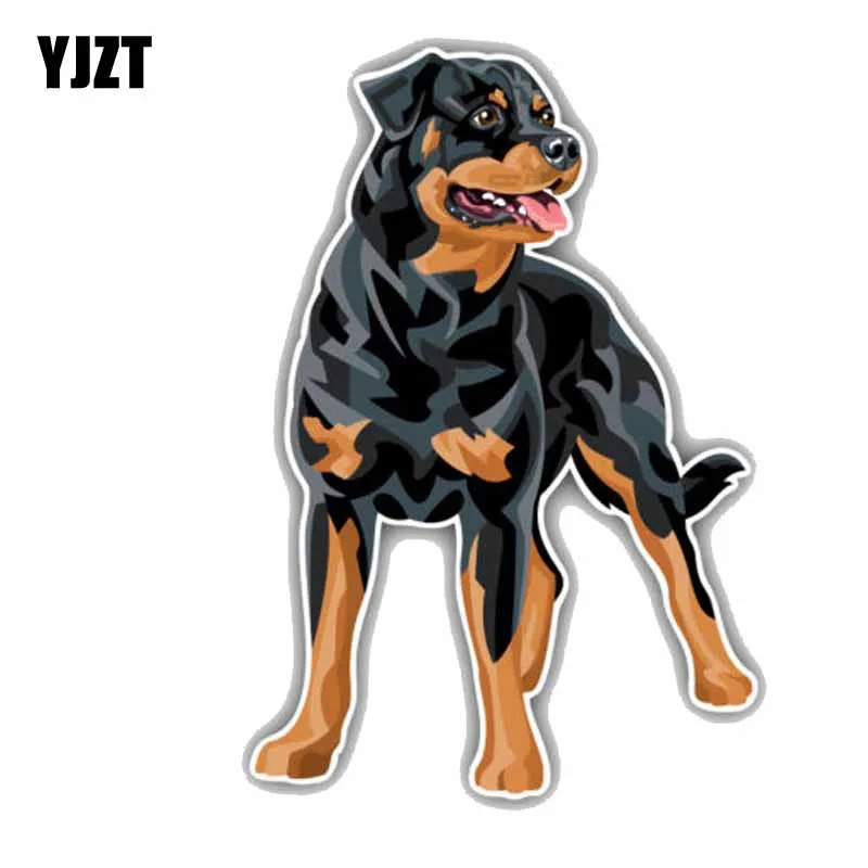 YJZT 12 5 см x 18 разрисованная зеленая собака наклейка на автомобиль|car sticker|car decorationcar