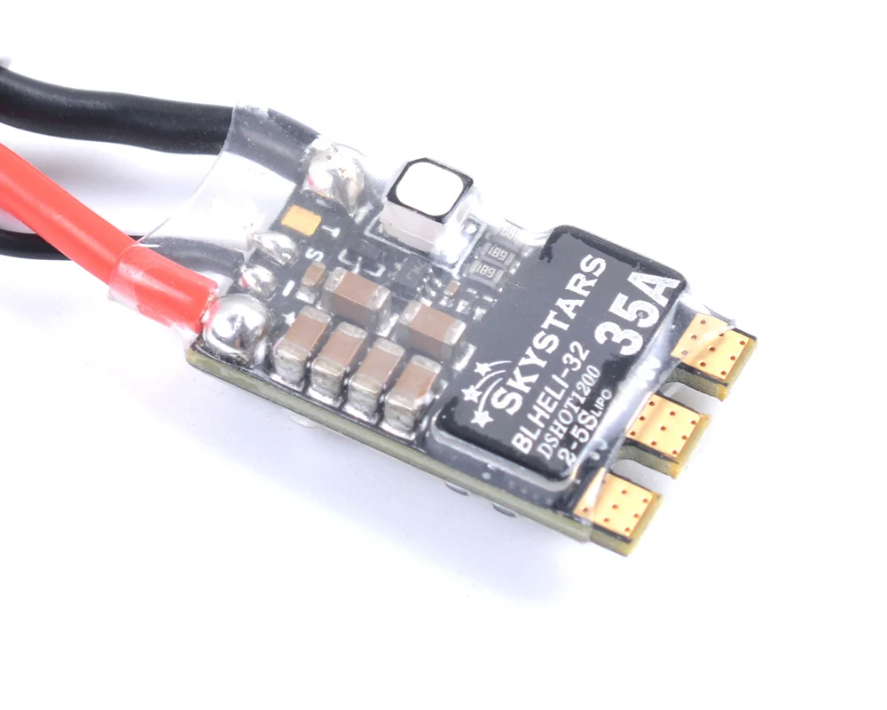 Skystars Betaflight F4 контроллера полета OSD интегрированный PDB 35A от 2 до 5 лет, Размеры S Blheli32 бит Brushless ESC с/светодиодный