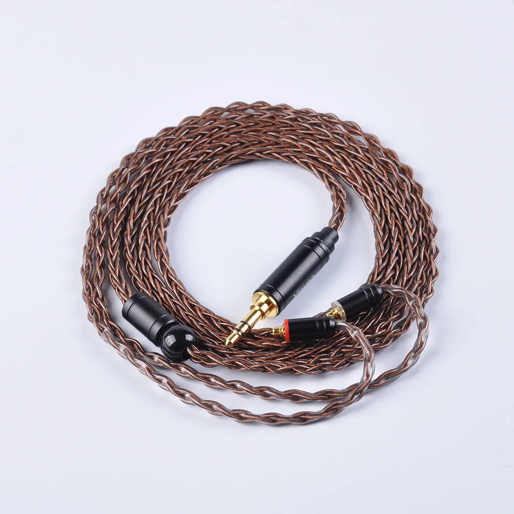 MMCX DIY кабель 8 ядер для Shure SE215 SE535 SE846 Замена наушников 3 5 мм 2 4 Кабели баланса IPhone
