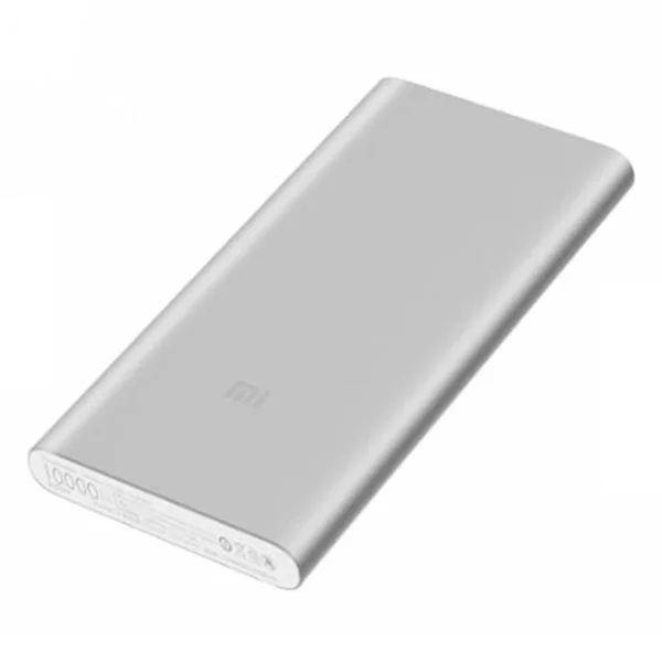 Silver 10000 мАч Xiaomi Mi внешний аккумулятор 2 внешних аккумулятора 5,1 В/а Быстрая Зарядка Внешний аккумулятор с двойным USB выходом для телефонов и планшетов - Цвет: Silver