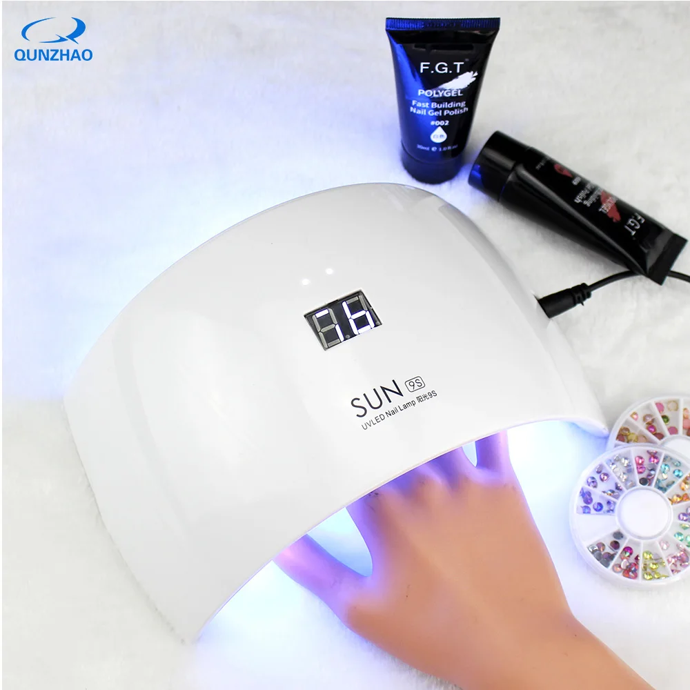 SUN9S 24W UV Nail Dryer LED Lamp Light For Curing All Gel Polish Machine Fast Drying Art Tool | Красота и здоровье