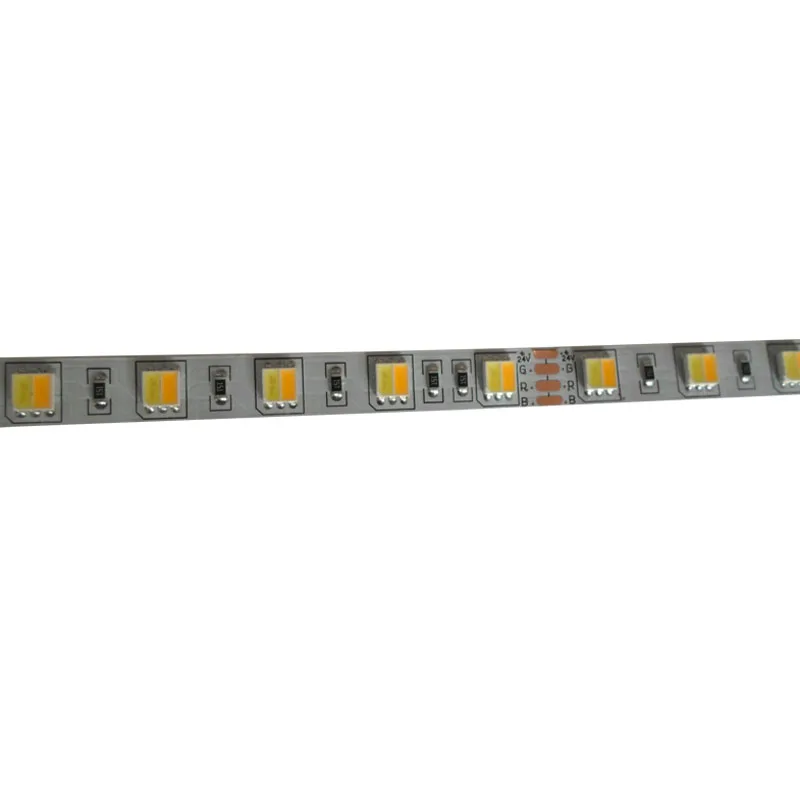 5mX высокое качество 5050SMD WW+ CW Светодиодный светильник с регулируемой цветовой температурой 12 В/24 В вход 60 светодиодный/m CCT диммер светодиодный полосы