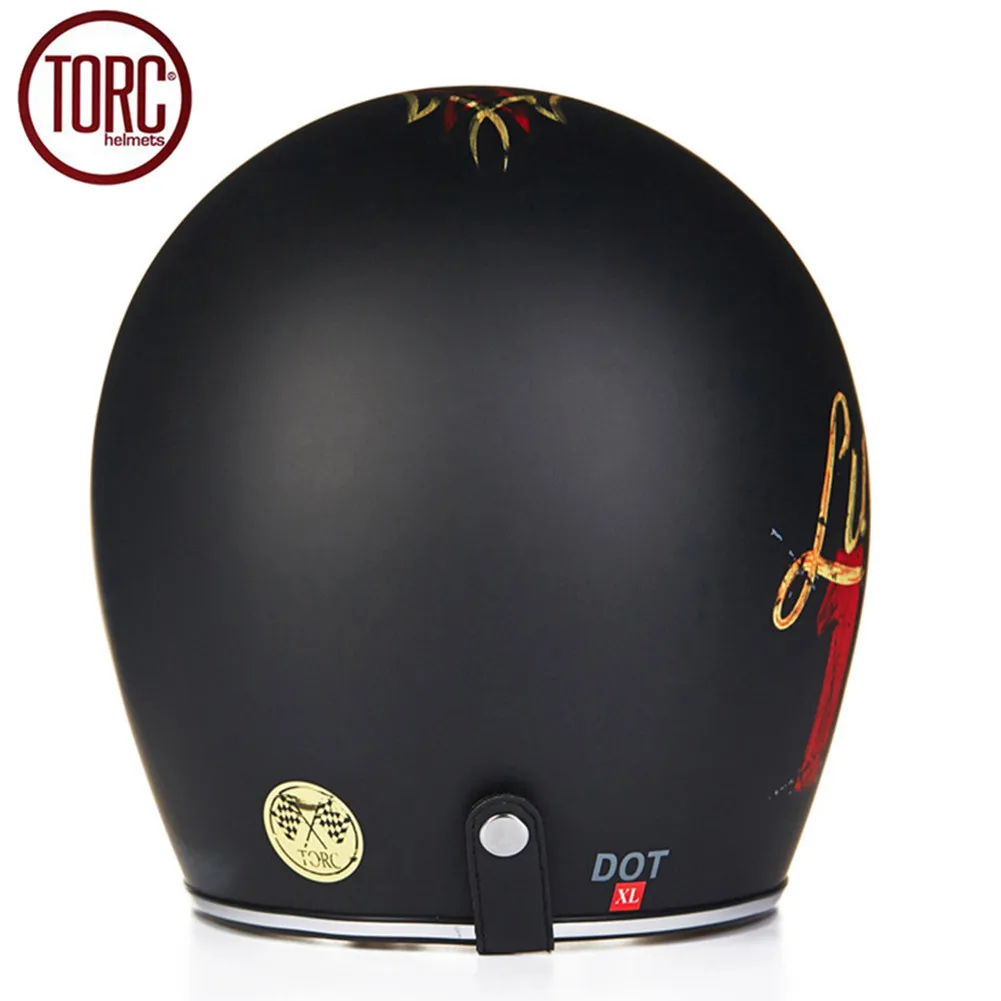 TORC прогулочный мотоцикл шлем с открытым лицом винтажный T5095 moto Casque Casco cicleta Capacete DOT