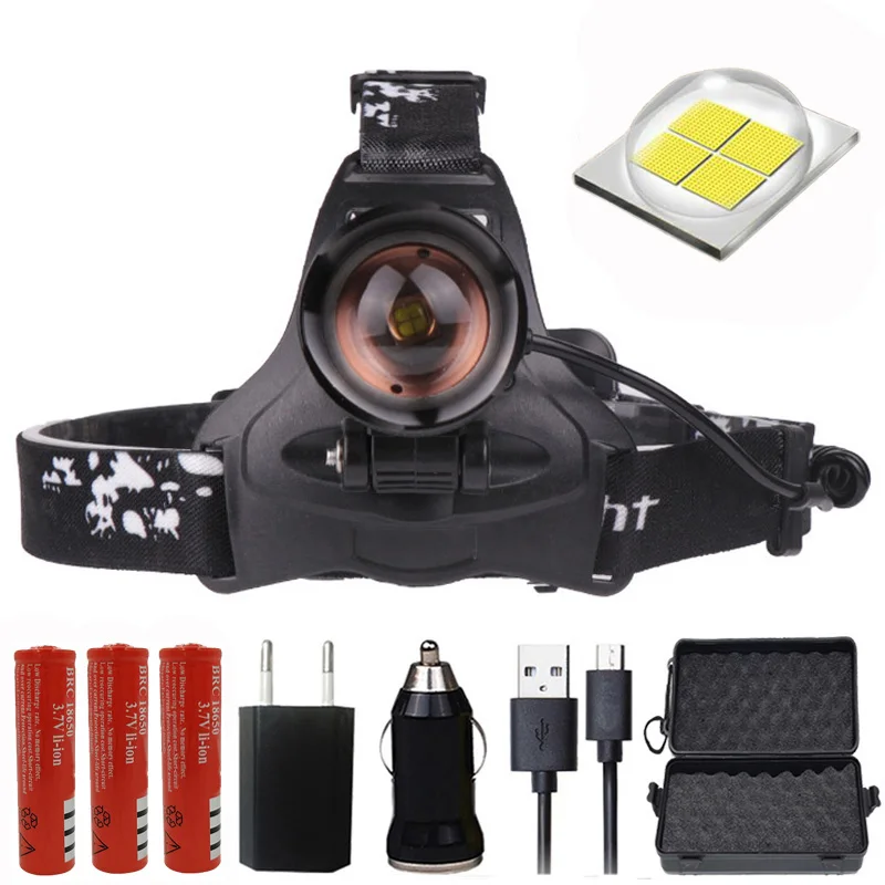 Litwod Z30 CREE XLamp XHP70 светодиодный налобный фонарь, мощный налобный фонарь, зум-объектив, 18650 перезаряжаемый аккумулятор, Головной фонарь, фонарь - Испускаемый цвет: Package E
