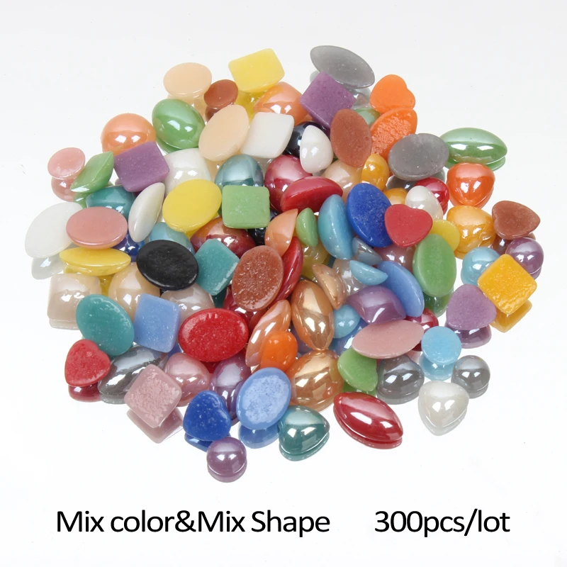 Оптовая продажа 300 шт./лот разноцветные керамические бусины смешанной формы