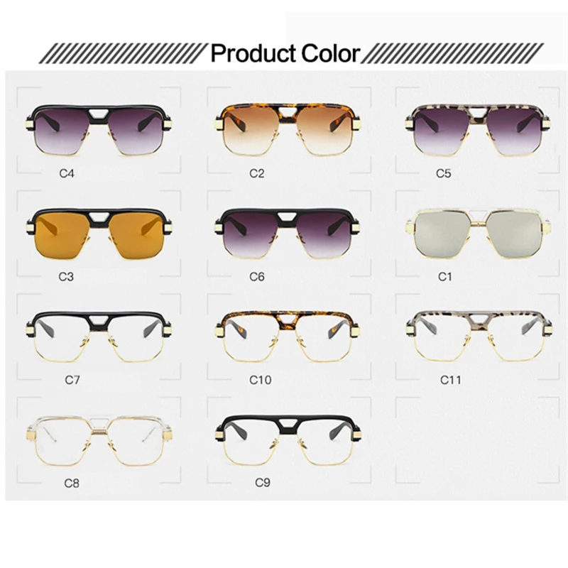 Мужские солнцезащитные очки с защитой uv400 в классическом стиле|brand sun glasses|designer