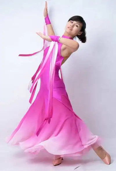 Новинка 2017 женское платье для бальных танцев костюм современного вальса и Танго