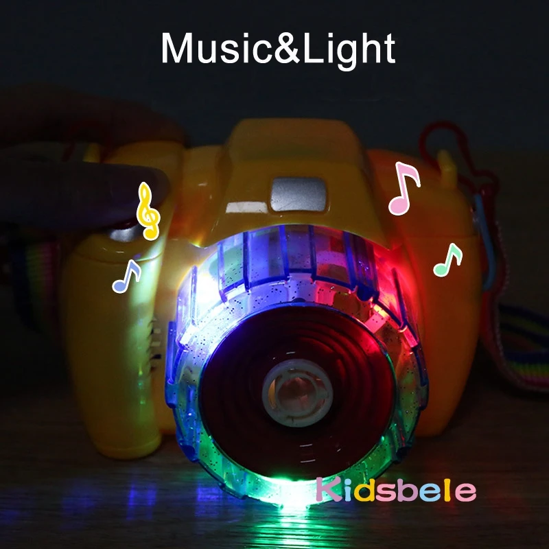 Пузырьковые игрушки для детей, автоматический Электрический светильник, музыкальные игрушки, мыло в виде фотокамеры, Пузырьковая машина, летние уличные детские игрушки